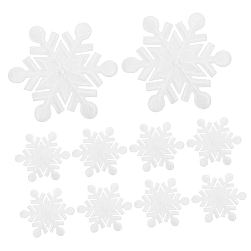 Hemobllo 10 Stück Schneeflocken Aufnäher zum Aufnähen und Basteln Selbstklebende Patches für Kleidung Taschen DIY Weihnachtsdeko Langlebige und Kreative Textilapplikationen Hemobllo 10 Stück Schneeflocken Aufnäher zum Aufnähen und Basteln Selbstklebende Patches für Kleidung Taschen DIY Weihnachtsdeko Langlebige und Kreative Textilapplikationen von Hemobllo