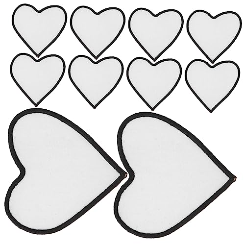 Hemobllo 10 Stück Sublimations Patches Weiß Blanko Bügelflicken zum Aufbügeln DIY Stoffreparatur Patches für Textilien Vielseitig Verwendbar Langlebig und Waschbeständig Hemobllo 10 Stück Sublimations Patches Weiß Blanko Bügelflicken zum Aufbügeln DIY Stoffreparatur Patches für Textilien Vielseitig Verwendbar Langlebig und Waschbeständig von Hemobllo