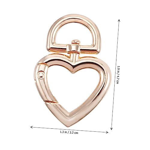 Hemobllo 10 Stück Teiliges DIY Schlüsselanhänger Zinklegierung Herzförmige Schlüsselring Bügel Gold Langlebige Hängeaccessoires für Taschen Rucksäcke und Schlüsselbund Glänzend und Hemobllo 10 Stück Teiliges DIY Schlüsselanhänger Zinklegierung Herzförmige Schlüsselring Bügel Gold Langlebige Hängeaccessoires für Taschen Rucksäcke und Schlüsselbund Glänzend und von Hemobllo