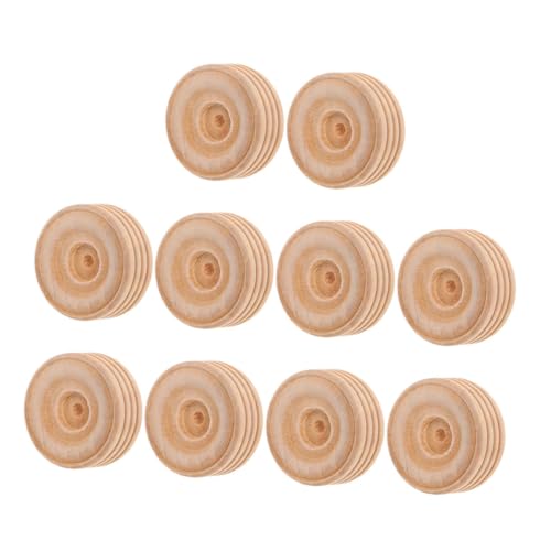 Hemobllo 10 Stück Teiliges Kleine Holzräder für DIY Bastelprojekte und Holzspielzeug Robuste Kinderspielzeug Holzräder für Modelle und Lernspiele Natürliche Holzwagenräder für Kreative Hemobllo 10 Stück Teiliges Kleine Holzräder für DIY Bastelprojekte und Holzspielzeug Robuste Kinderspielzeug Holzräder für Modelle und Lernspiele Natürliche Holzwagenräder für Kreative von Hemobllo