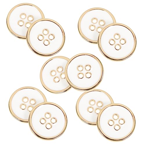 Hemobllo 10 Stück Teiliges Metallknöpfe Goldfarbene Knöpfe für Mäntel und Windjacken Praktische und Dekorative Ansteckknöpfe für DIY Nähen von Jacken Pullovern und Schals Hemobllo 10 Stück Teiliges Metallknöpfe Goldfarbene Knöpfe für Mäntel und Windjacken Praktische und Dekorative Ansteckknöpfe für DIY Nähen von Jacken Pullovern und Schals von Hemobllo