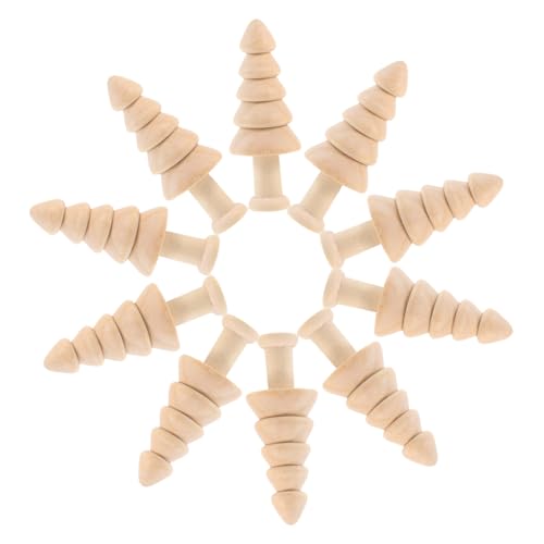 Hemobllo 10 Stück Teiliges Mini Holz Weihnachtsbaum Deko zum Bemalen DIY Basteln Handgefertigte Tischdekoration Unvollendete Holzfigur für Weihnachtsfeier und Kreative Weihnachtsdeko Hemobllo 10 Stück Teiliges Mini Holz Weihnachtsbaum Deko zum Bemalen DIY Basteln Handgefertigte Tischdekoration Unvollendete Holzfigur für Weihnachtsfeier und Kreative Weihnachtsdeko von Hemobllo