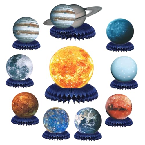 Hemobllo 10 Stück Teiliges Planetenthema Bienenwaben Tischdekoration Farbenfrohe Geburtstag Party Mittelstücke Vielseitige und Gartendeko für Erwachsene Einfache Anbringung für Festliche Hemobllo 10 Stück Teiliges Planetenthema Bienenwaben Tischdekoration Farbenfrohe Geburtstag Party Mittelstücke Vielseitige und Gartendeko für Erwachsene Einfache Anbringung für Festliche von Hemobllo