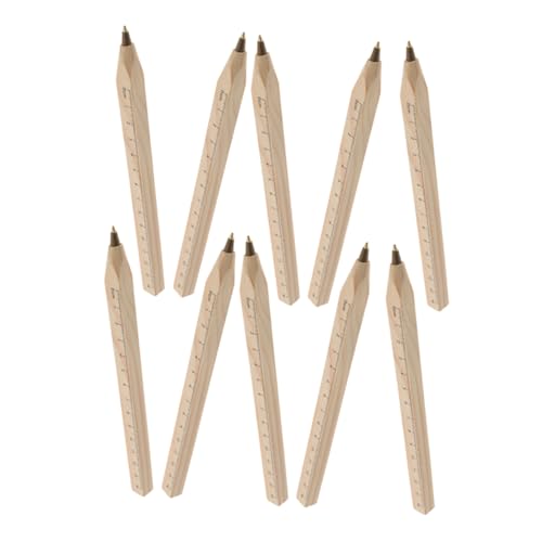 Hemobllo 10 Stück Teiliges Vintage Holz Kugelschreiber mit Schwarzer Handgefertigt Glattes Schreiben und Leicht Vielseitig als Schulbedarf Büro und Journaling Stift Geeignet Hemobllo 10 Stück Teiliges Vintage Holz Kugelschreiber mit Schwarzer Handgefertigt Glattes Schreiben und Leicht Vielseitig als Schulbedarf Büro und Journaling Stift Geeignet von Hemobllo