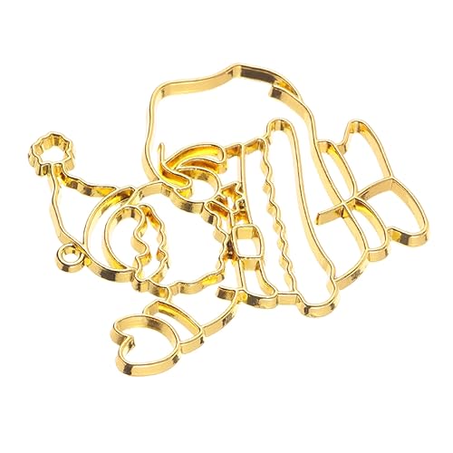 Hemobllo 10 Stück Teiliges Weihnachts Anhänger Leichtem Langlebigem Legierungsrahmen Offenes Rückseiten Design für DIY Schmuckherstellung Geeignet für Halsketten Armbänder Ohrringe und Hemobllo 10 Stück Teiliges Weihnachts Anhänger Leichtem Langlebigem Legierungsrahmen Offenes Rückseiten Design für DIY Schmuckherstellung Geeignet für Halsketten Armbänder Ohrringe und von Hemobllo