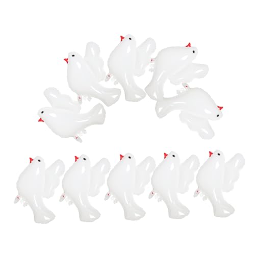 Hemobllo 10 Stück friedenstaube ballon Luftballons groß Luftballons mit weißen Tauben Zeremonien Taube Ballons Hochzeit erste Folienballon Taube Dekorationen Aluminiumfolie Hemobllo 10 Stück friedenstaube ballon Luftballons groß Luftballons mit weißen Tauben Zeremonien Taube Ballons Hochzeit erste Folienballon Taube Dekorationen Aluminiumfolie von Hemobllo
