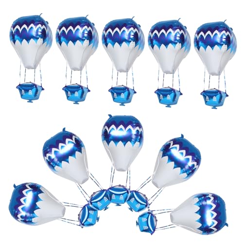 Hemobllo 10 Stücke Aluminium Film Ballon Heißer Luft Ballon Party Dekorationen Heißer Luft Ballon Dekorationen Blau Hemobllo 10 Stücke Aluminium Film Ballon Heißer Luft Ballon Party Dekorationen Heißer Luft Ballon Dekorationen Blau von Hemobllo