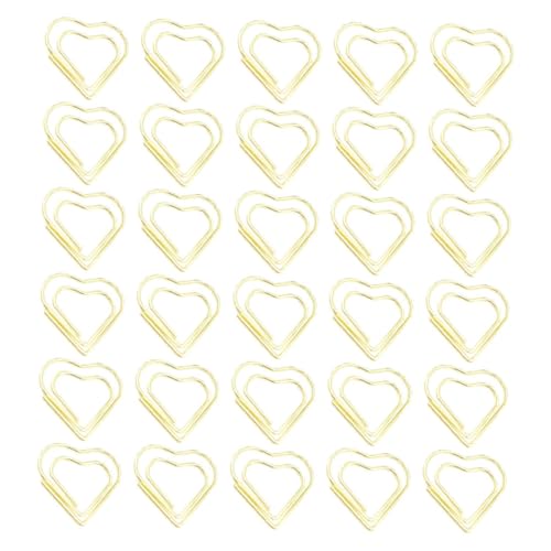 Hemobllo 100 Stück Goldene Herzförmige Büroklammern Kleine Metall Paperclips für Dokumente Büro Organisation Vielseitige Kreative Büroklammern für Zuhause und Büro Hemobllo 100 Stück Goldene Herzförmige Büroklammern Kleine Metall Paperclips für Dokumente Büro Organisation Vielseitige Kreative Büroklammern für Zuhause und Büro von Hemobllo