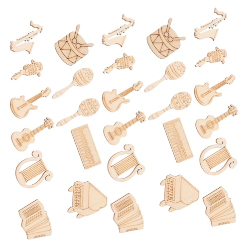 Hemobllo 100 Stück Holzscheiben Musikinstrument Form Naturbelassen Glatte Oberfläche Robuste DIY Holzplättchen zum Basteln Bemalen und Schulbedarf Kindgerechte Holzdeko Hemobllo 100 Stück Holzscheiben Musikinstrument Form Naturbelassen Glatte Oberfläche Robuste DIY Holzplättchen zum Basteln Bemalen und Schulbedarf Kindgerechte Holzdeko von Hemobllo