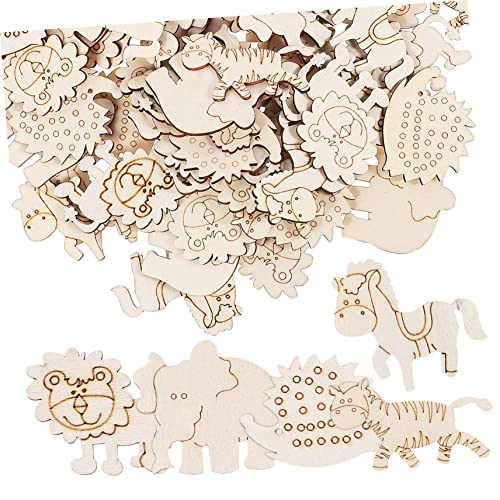 Hemobllo 100 Stück Holztiere Basteln Rohlinge Unbehandelte Holzscheiben Tierformen für DIY Dekoration Bemalen und Verzieren Vielseitige Holzstücke für Saisonprojekte Hemobllo 100 Stück Holztiere Basteln Rohlinge Unbehandelte Holzscheiben Tierformen für DIY Dekoration Bemalen und Verzieren Vielseitige Holzstücke für Saisonprojekte von Hemobllo