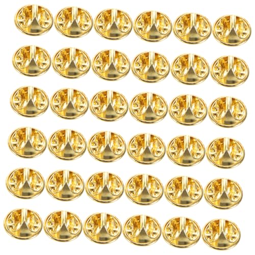 Hemobllo 100 Stück Metall Pin Back Verschlüsse aus Messing Sichere Schmetterlingskupplung für Broschen Anstecknadeln und Hutabzeichen Vielseitig für Business Hochzeit und Bastelprojekte Hemobllo 100 Stück Metall Pin Back Verschlüsse aus Messing Sichere Schmetterlingskupplung für Broschen Anstecknadeln und Hutabzeichen Vielseitig für Business Hochzeit und Bastelprojekte von Hemobllo