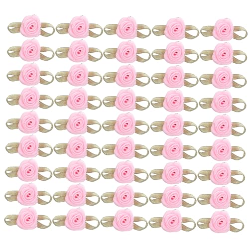 Hemobllo 100 Stück Mini Satinrosen mit Grünen Blättern Kleine Schleifenrosen aus Stoff Kunstvolle Dekoration für Hochzeiten Valentinstag Basteln Nähen und DIY Handarbeiten Hemobllo 100 Stück Mini Satinrosen mit Grünen Blättern Kleine Schleifenrosen aus Stoff Kunstvolle Dekoration für Hochzeiten Valentinstag Basteln Nähen und DIY Handarbeiten von Hemobllo