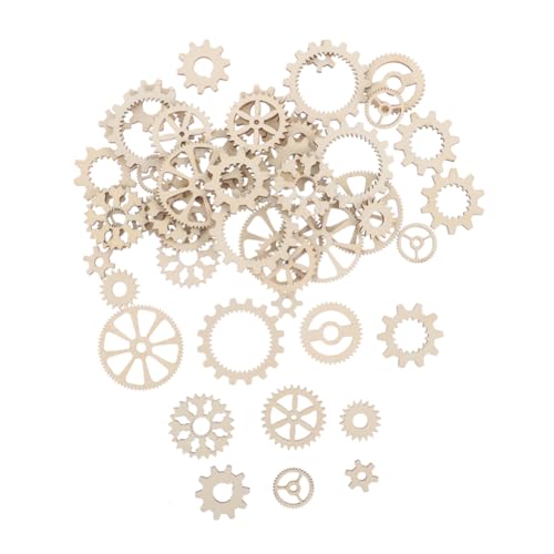 Hemobllo 100 Stück Teiliges DIY Holzzahnräder Verschiedene Robuste Holzornamente zum Bemalen Scrapbooking Bastelprojekte für Kreative Puzzlegestaltung und Heimdekoration Hemobllo 100 Stück Teiliges DIY Holzzahnräder Verschiedene Robuste Holzornamente zum Bemalen Scrapbooking Bastelprojekte für Kreative Puzzlegestaltung und Heimdekoration von Hemobllo