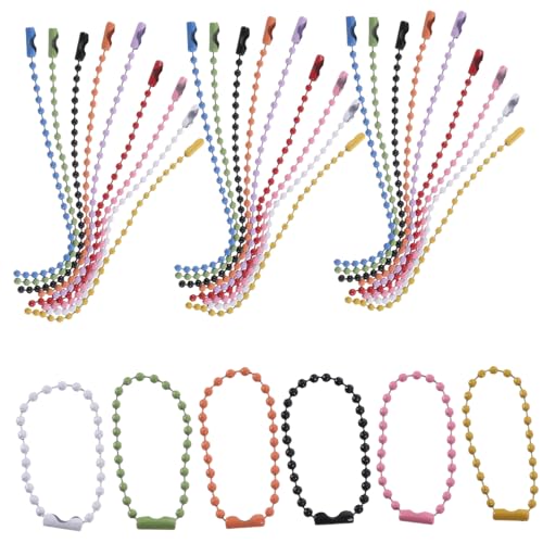 Hemobllo 100 Stück Teiliges Metall Kugelketten Bunte Schlüsselanhänger Schmuckketten Vielseitig Verwendbar für DIY Dekoration Weihnachten Party Hochzeit Hemobllo 100 Stück Teiliges Metall Kugelketten Bunte Schlüsselanhänger Schmuckketten Vielseitig Verwendbar für DIY Dekoration Weihnachten Party Hochzeit von Hemobllo