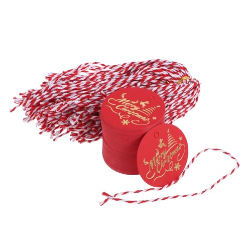 Hemobllo 100 Stück Teiliges Weihnachtsanhänger aus Dickem Papier mit Vorgestanztem und Baumwollkordeln Festliche Merry Christmas Geschenkanhänger für DIY Geschenkverpackung Weihnachtsdeko Hemobllo 100 Stück Teiliges Weihnachtsanhänger aus Dickem Papier mit Vorgestanztem und Baumwollkordeln Festliche Merry Christmas Geschenkanhänger für DIY Geschenkverpackung Weihnachtsdeko von Hemobllo