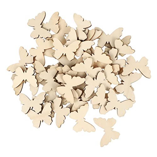 Hemobllo 100 Stück Unbemalte Schmetterlings Holzchips Naturbelassenem Holz DIY Bastelmaterial für Ungiftige Holzverzierungen zum Bemalen Kreative Bastelsets für Eltern Junge Mädchen Hemobllo 100 Stück Unbemalte Schmetterlings Holzchips Naturbelassenem Holz DIY Bastelmaterial für Ungiftige Holzverzierungen zum Bemalen Kreative Bastelsets für Eltern Junge Mädchen von Hemobllo