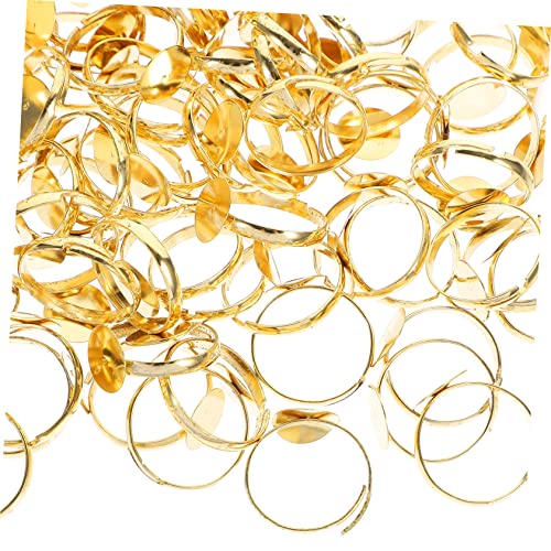 Hemobllo 100 Stück Verstellbare Ringrohlinge mit Flacher Basis Legierung Ringe Blanko für DIY Schmuckherstellung Anpassbare Schmuckringe zum Bekleben und Basteln für Kreative Fingerreifen Hemobllo 100 Stück Verstellbare Ringrohlinge mit Flacher Basis Legierung Ringe Blanko für DIY Schmuckherstellung Anpassbare Schmuckringe zum Bekleben und Basteln für Kreative Fingerreifen von Hemobllo