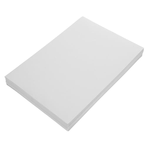 Hemobllo 100Blätter Aufkleberpapier Selbstklebendes Druckerpapier für Adressetiketten Wiederverwendbar für DIY Projekte und Etikettierung von Hemobllo