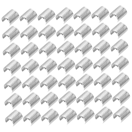 Hemobllo 100Stücke Metallseilschnalle für Schmuck DIY Faltbare Lederseil Clip Zylindrische Quaste Crimp Endkappen für Armbänder Schlüsselanhänger Hemobllo 100Stücke Metallseilschnalle für Schmuck DIY Faltbare Lederseil Clip Zylindrische Quaste Crimp Endkappen für Armbänder Schlüsselanhänger von Hemobllo