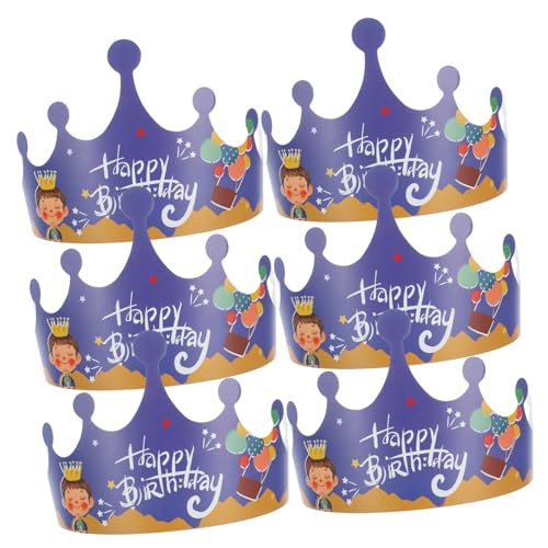 Hemobllo 100Stücke Papier Hüte Für Geburtstagskrone Partyhüte Dekorationen Für Kindergeburtstag Spaßige Foto Requisiten Für Unvergessliche Feiern von Hemobllo