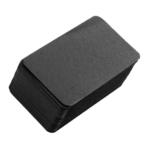 Hemobllo 100Stücke Schwarze Blanko Nachrichtenkarten Leere Visitenkarten DIY Karteikarten für Effektives Lernen und Englisch für Lehrer Hemobllo 100Stücke Schwarze Blanko Nachrichtenkarten Leere Visitenkarten DIY Karteikarten für Effektives Lernen und Englisch für Lehrer von Hemobllo