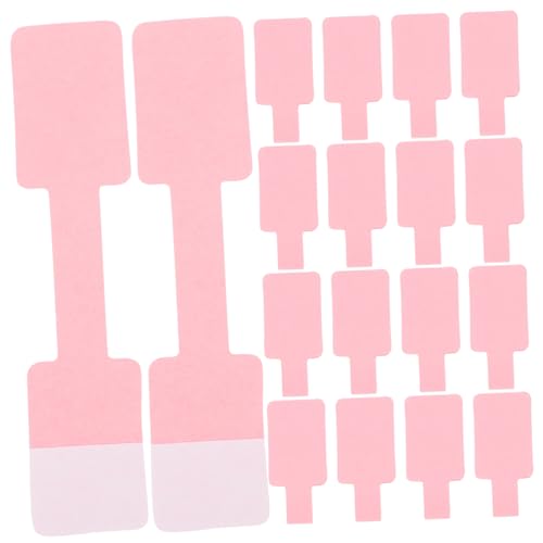 Hemobllo 100Stücke Selbstklebende Ohrring aus Stabilem Material Leere Preisschilder für Schmuck Beschriften von Ringen und Armbändern von Hemobllo
