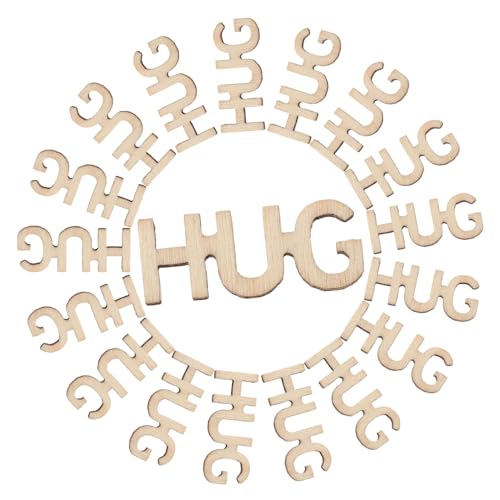 Hemobllo 100Stücke Umarmungs Holzbuchstaben DIY Umarmungsausschnitte für und Tischdekoration Langlebig und Vielseitig Einsetzbar für Bastelprojekte und Besondere Hemobllo 100Stücke Umarmungs Holzbuchstaben DIY Umarmungsausschnitte für und Tischdekoration Langlebig und Vielseitig Einsetzbar für Bastelprojekte und Besondere von Hemobllo