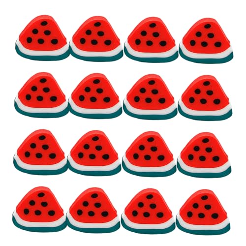 Hemobllo 100Stücke Wassermelonen Tonperlen DIY Bastelperlen für Schmuckherstellung Lose Perlen für Armbänder Ohrringe für Dekorationen von Hemobllo