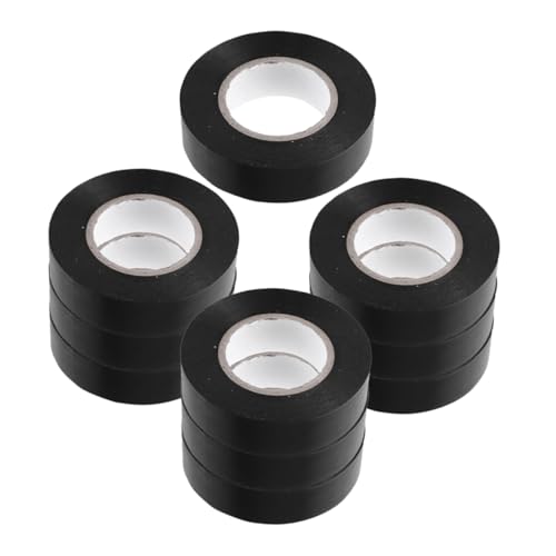 Hemobllo 10Rollen Hochtemperatur Isolierband Elektrisches Klebeband für Bau Industrie Stabil Langlebig Hohe Isolationsleistung Einfach Hemobllo 10Rollen Hochtemperatur Isolierband Elektrisches Klebeband für Bau Industrie Stabil Langlebig Hohe Isolationsleistung Einfach von Hemobllo