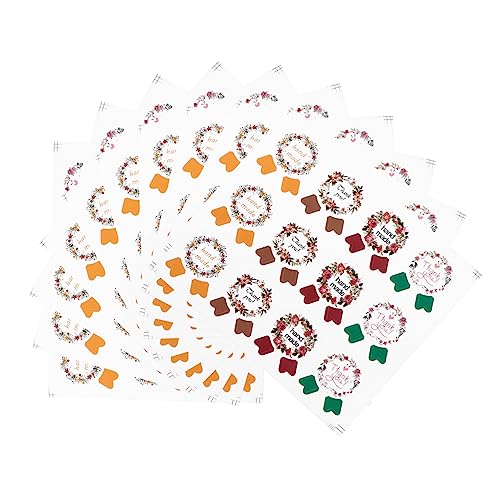 Hemobllo 10Stücke DIY Aufkleber für Lipgloss Röhren Selbstklebende Einfach Abziehbar für Kreative Lippenpflege Anwendungen von Hemobllo
