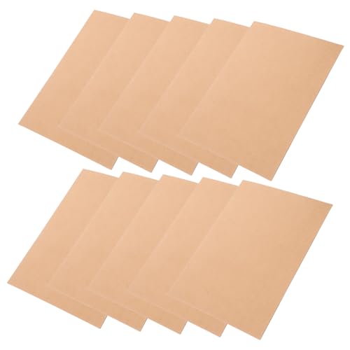 Hemobllo 10Stücke Dokumentenordner aus Kraftpapier Einfacher Datei Organizer mit Slot für Büro Schule und Zuhause Robustes und Langlebiges Material Einfache Handhabung von Hemobllo