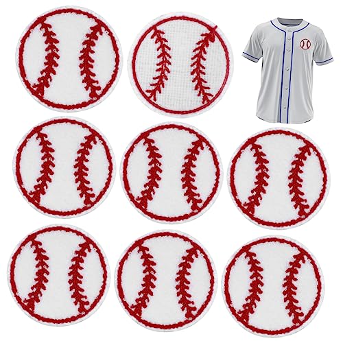Hemobllo 10Stücke Teiliges Dekorative Baseball Patches Selbstklebend für DIY Kleidung Hut Rucksack Reparatur und Dekoration für Shirts Pullover und Accessoires von Hemobllo