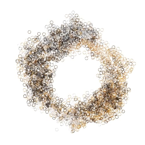 Hemobllo 10er Packungen Offene Biegeringe aus Metall Vielseitige Schmuckverbinder für DIY Ohrringe Halsketten und Armbänder Einfache Handhabung für Anfänger und Schmuckreparatur von Hemobllo