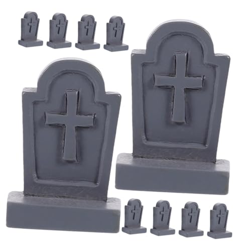 Hemobllo 10stücke Teiliges Grabstein Deko Aus Resin Für Halloween Gruselige Tischdekoration Für Puppenhaus Und Feiertagsfeiern Handgefertigte Grabstein-Ornamente Für Gartenlandschaft Hemobllo 10stücke Teiliges Grabstein Deko Aus Resin Für Halloween Gruselige Tischdekoration Für Puppenhaus Und Feiertagsfeiern Handgefertigte Grabstein-Ornamente Für Gartenlandschaft von Hemobllo