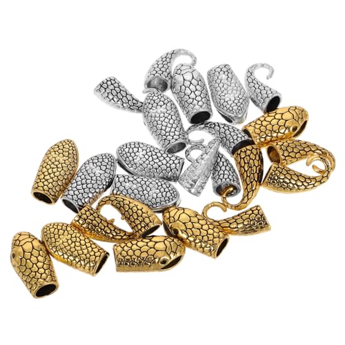 Hemobllo 12 Sätze Teiliges Schmuckverbinder Vintage Schlangendesign Langlebige Metall Verschlüsse für DIY Halskette Armband Politur Verschleißfest zum Basteln von Armbandverschlüssen von Hemobllo
