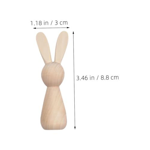Hemobllo 12 Stück Hasenschmuck Aus Holz Figur Hase Klein Häschen-Statue Puppe Unvollendet Hasenpuppe Leer Kaninchen Bausatz Steckpuppen Unvollendet Hasenpuppen Aus Holz Hölzern Beige Hemobllo 12 Stück Hasenschmuck Aus Holz Figur Hase Klein Häschen-Statue Puppe Unvollendet Hasenpuppe Leer Kaninchen Bausatz Steckpuppen Unvollendet Hasenpuppen Aus Holz Hölzern Beige von Hemobllo