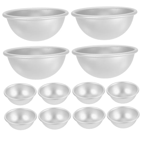 Hemobllo 12 Stück Teiliges Aluminiumlegierung Halbkreis Badebomben Formen Kompakt Leicht Rostfrei DIY Badekugel Gießformen für Hausgemachte Badebomben Herstellung Einfach zu Reinigen Hemobllo 12 Stück Teiliges Aluminiumlegierung Halbkreis Badebomben Formen Kompakt Leicht Rostfrei DIY Badekugel Gießformen für Hausgemachte Badebomben Herstellung Einfach zu Reinigen von Hemobllo