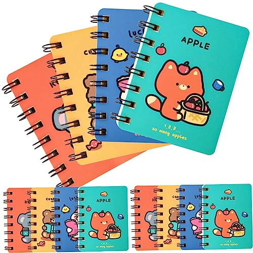 Hemobllo 12 Stück Teiliges Mini Spiral Notizbuch mit Niedlichen Cartoon Tieren Kleine Tragbare Memo Pads aus Hochwertigem Langlebig Beschreibbar für Schule und Büro Hemobllo 12 Stück Teiliges Mini Spiral Notizbuch mit Niedlichen Cartoon Tieren Kleine Tragbare Memo Pads aus Hochwertigem Langlebig Beschreibbar für Schule und Büro von Hemobllo