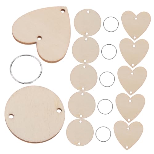 Hemobllo 120 Stück Teiliges Hölzerner Runder Scheiben mit Löchern und Schlüsselringen als Anhänger für Hängende Kalender Geburtstags und Erinnerungsboards Vielseitig für DIY Bastelprojekte Hemobllo 120 Stück Teiliges Hölzerner Runder Scheiben mit Löchern und Schlüsselringen als Anhänger für Hängende Kalender Geburtstags und Erinnerungsboards Vielseitig für DIY Bastelprojekte von Hemobllo