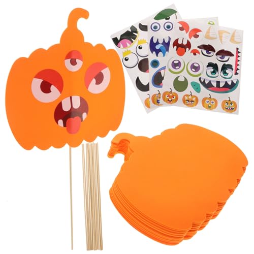 Hemobllo 12Stücke Halloween Kürbisform DIY Bastelset für Halloween Dekoration und Kreative Bastelprojekte Hemobllo 12Stücke Halloween Kürbisform DIY Bastelset für Halloween Dekoration und Kreative Bastelprojekte von Hemobllo