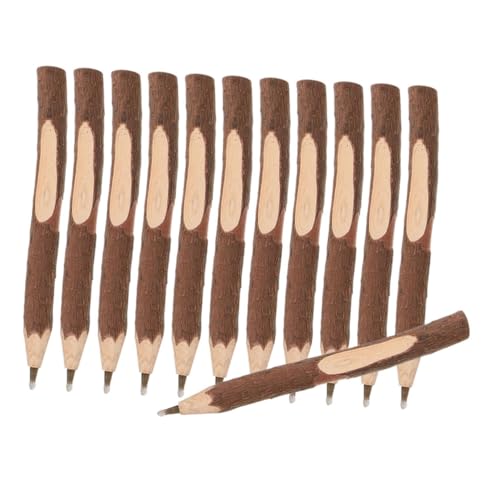 Hemobllo 12Stücke Holz Kugelschreiber Handgefertigte Holzstifte mit Schwarzer Bürobedarf Schulutensilien und Kreative Projekte Lange Schreibgeräte Hemobllo 12Stücke Holz Kugelschreiber Handgefertigte Holzstifte mit Schwarzer Bürobedarf Schulutensilien und Kreative Projekte Lange Schreibgeräte von Hemobllo