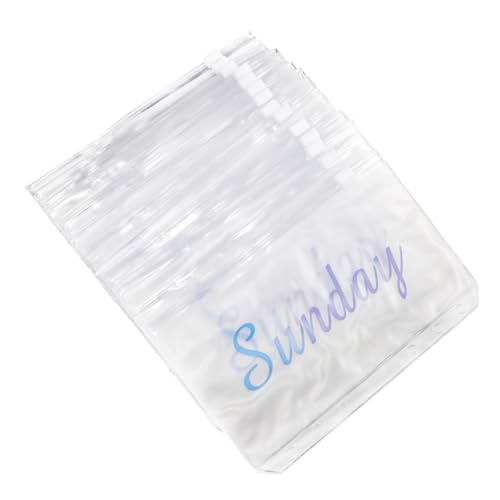 Hemobllo 14 Stück Teiliges PVC Zipper Etui mit Ringbuch Leicht Transparent für Haushaltsbuch Geldfächer Dokumentenorganisation und Budgetverwaltung von Hemobllo