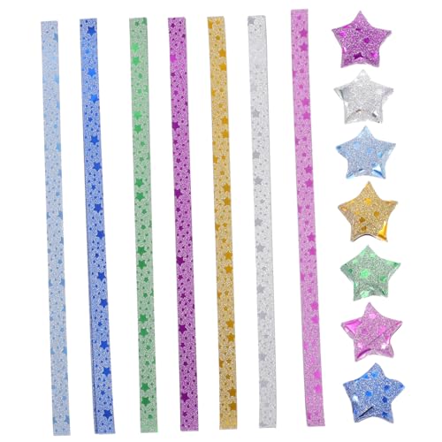 Hemobllo 140 Stück Teiliges Origami Stern Papierstreifen Farbige Glänzende Faltpapier Sterne Bastelpapier für DIY Dekoration Geschenkverpackung Party und Wohnraumgestaltung Hemobllo 140 Stück Teiliges Origami Stern Papierstreifen Farbige Glänzende Faltpapier Sterne Bastelpapier für DIY Dekoration Geschenkverpackung Party und Wohnraumgestaltung von Hemobllo