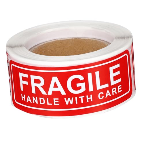 Hemobllo 150Stücke Selbstklebende Zerbrechlich Aufkleber Rot Versandetiketten für Verpackungen Warnaufkleber mit Handle With Care Hinweis für Empfindliche Sendungen Hemobllo 150Stücke Selbstklebende Zerbrechlich Aufkleber Rot Versandetiketten für Verpackungen Warnaufkleber mit Handle With Care Hinweis für Empfindliche Sendungen von Hemobllo