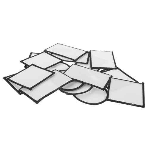 Hemobllo 18Stücke DIY Hut Patches Sublimations Aufnäher Verschiedenen Formen für Kleidung Hüte Taschen und Reparaturen für Projekte von Hemobllo