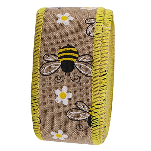 Hemobllo 1Rolle Bienenmuster Geschenkband Yards Dekoratives Farbband für DIY Projekte Geschenkverpackung Babyparty und Frühlingsdekoration Hochwertiges Material Bienen Dekoband Hemobllo 1Rolle Bienenmuster Geschenkband Yards Dekoratives Farbband für DIY Projekte Geschenkverpackung Babyparty und Frühlingsdekoration Hochwertiges Material Bienen Dekoband von Hemobllo