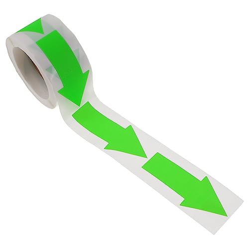 Hemobllo 1Rolle Pfeilaufkleber Selbstklebende Anzeigetags für Geschäfte Fluoreszierend für Verpackungen Dekoration und von Hemobllo