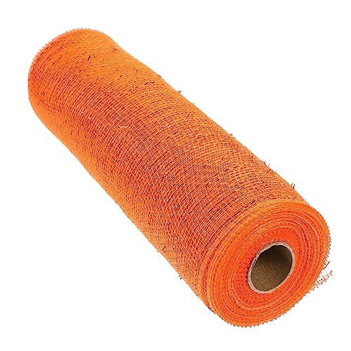 Hemobllo 1Rolle Roll Metallic Folie Mesh Band für Halloween Dekoration Netzband für Bastelprojekte und Festliche Anlässe von Hemobllo