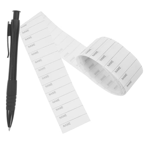 Hemobllo 1Satz Adhäsive Namensschild für Kleidung Waschbare und Wiederverwendbare Klebeetiketten für Erwachsenenbekleidung für Schuluniformen und Persönliche von Hemobllo