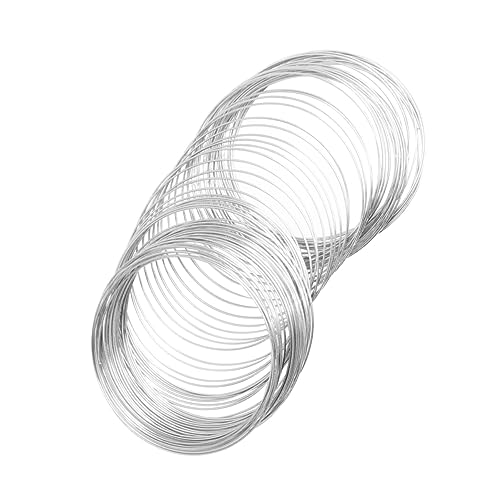 Hemobllo 1Satz DIY Armband Draht Metall Stahldraht für Schmuckherstellung Silber Armbänder und Projekte für Frauen von Hemobllo